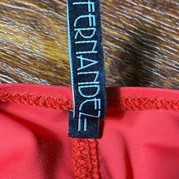 Lisa Marie Fernandez Pink Neoprene Farrah Swimsuit Bodysuit Size 2 - Picture 5 of 8